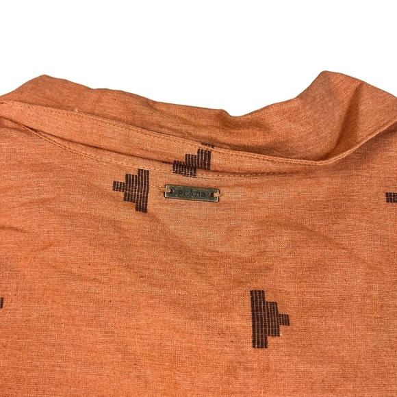 Prana NEW Lens flair top in Dark ale southwestern style top SZ L - Picture 5 of 7